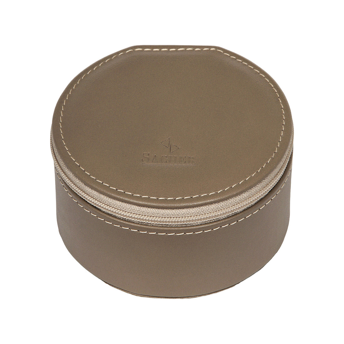 Jewellery box Betsy nature / taupe (leather)
