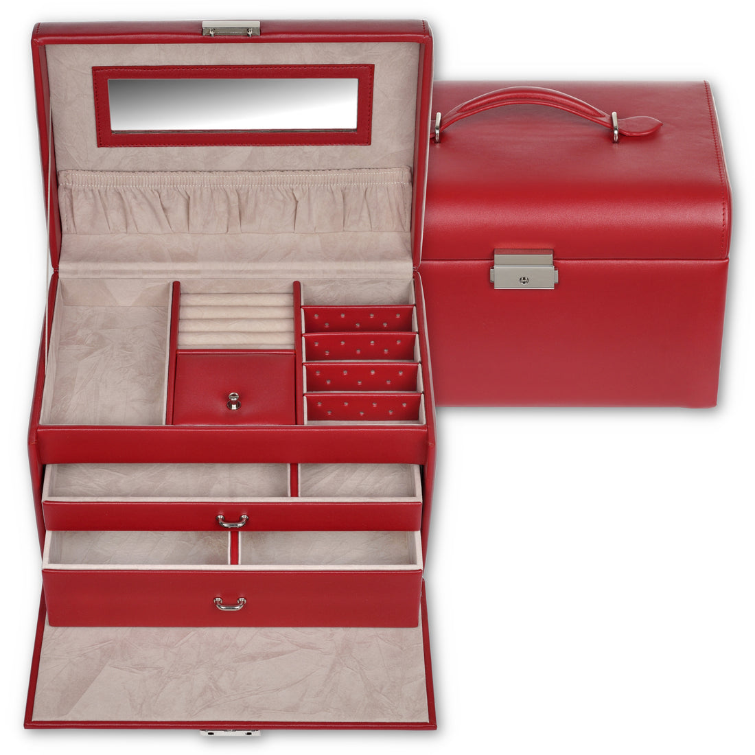 Jewellery box Sarah standard / red