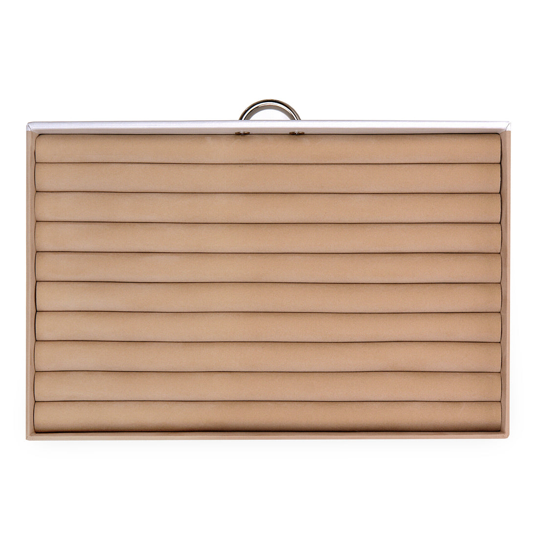Jewellery case for rings Victoria vario / white (leather)