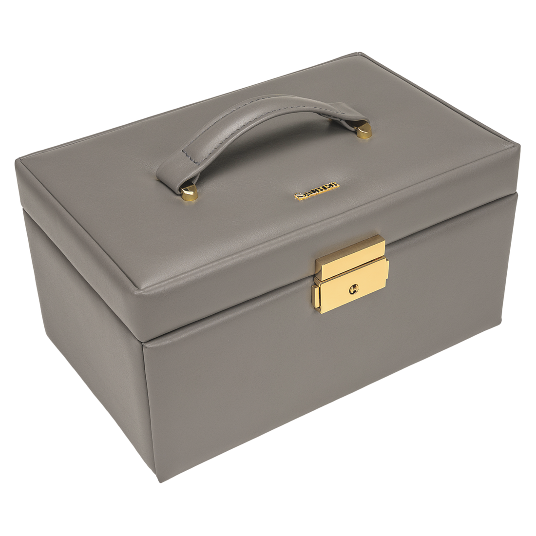 Jewelry box Emma fleur venice / grey (leather)