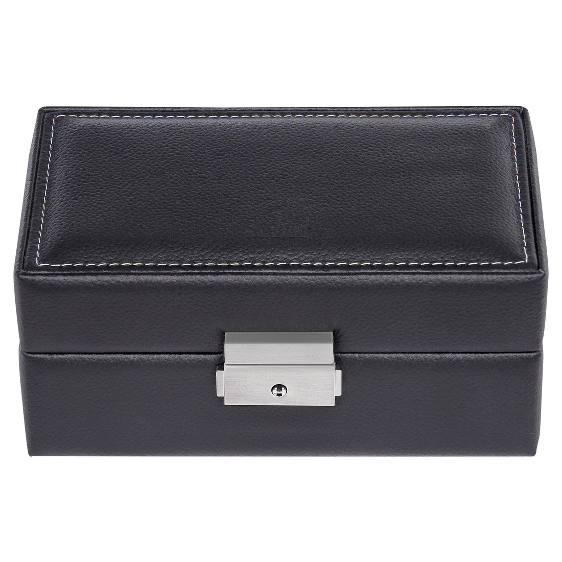 Watch case for 3 watches tamigi sport / black (leather)