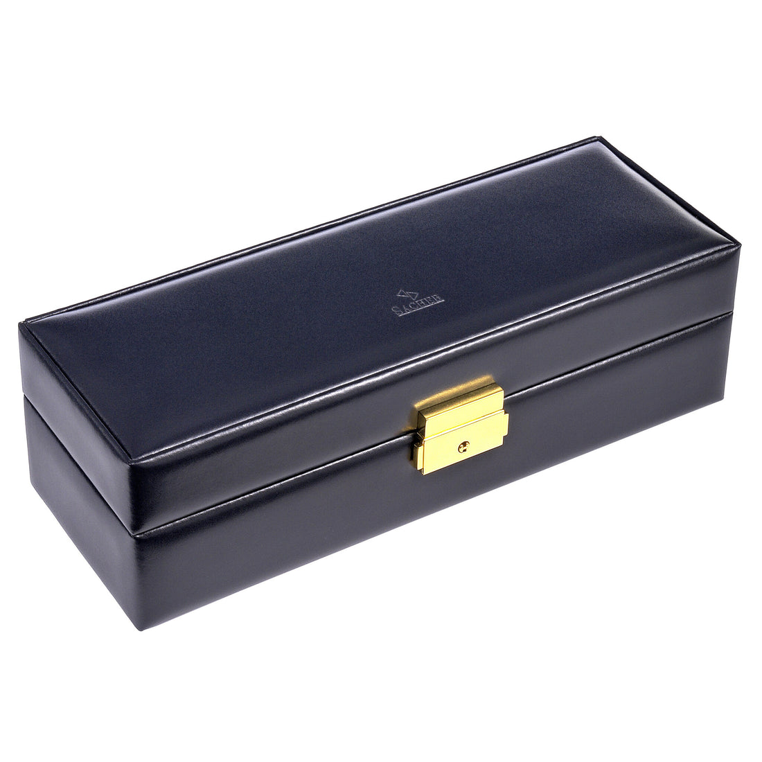 Klockfodral för 5 klockor acuro / navy (läder)
