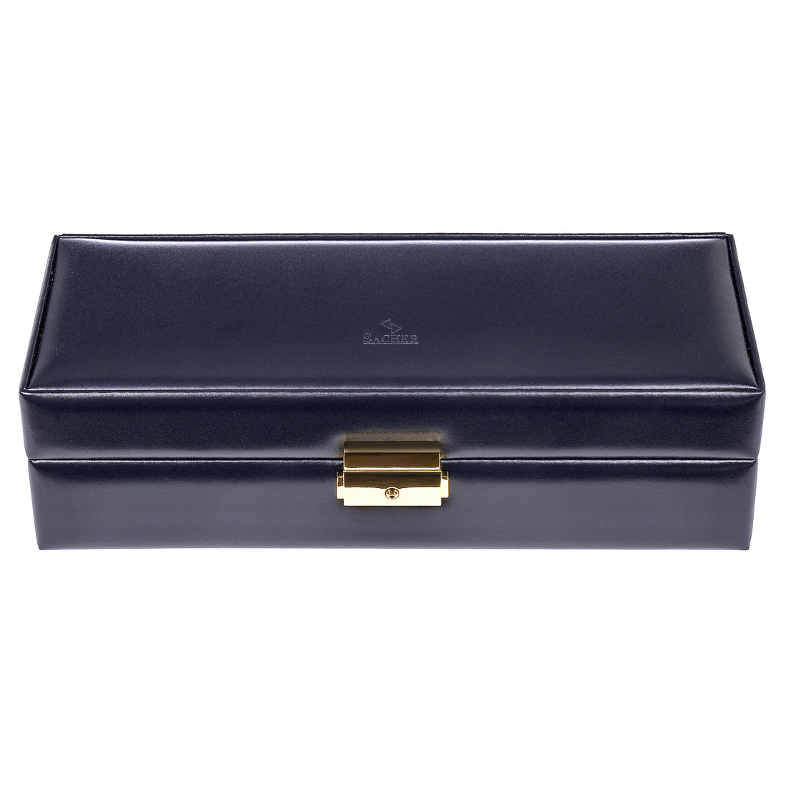 Klockfodral för 5 klockor acuro / navy (läder)