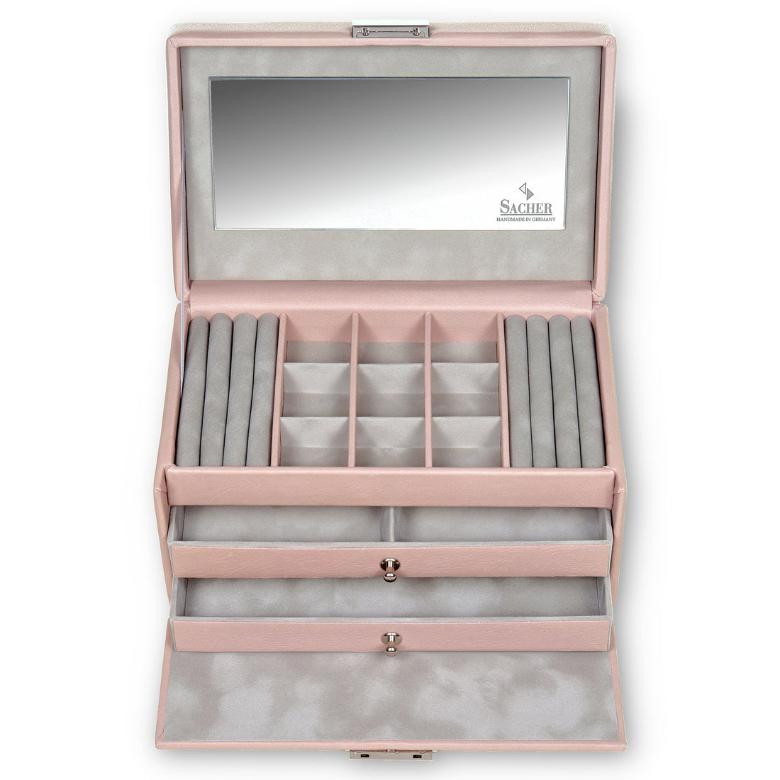 Smyckeskrin Elly pastello / rosé (läder)
