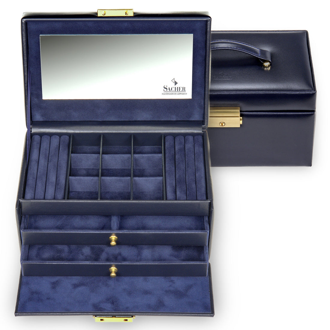 Smyckeskrin Elly acuro / navy (läder)