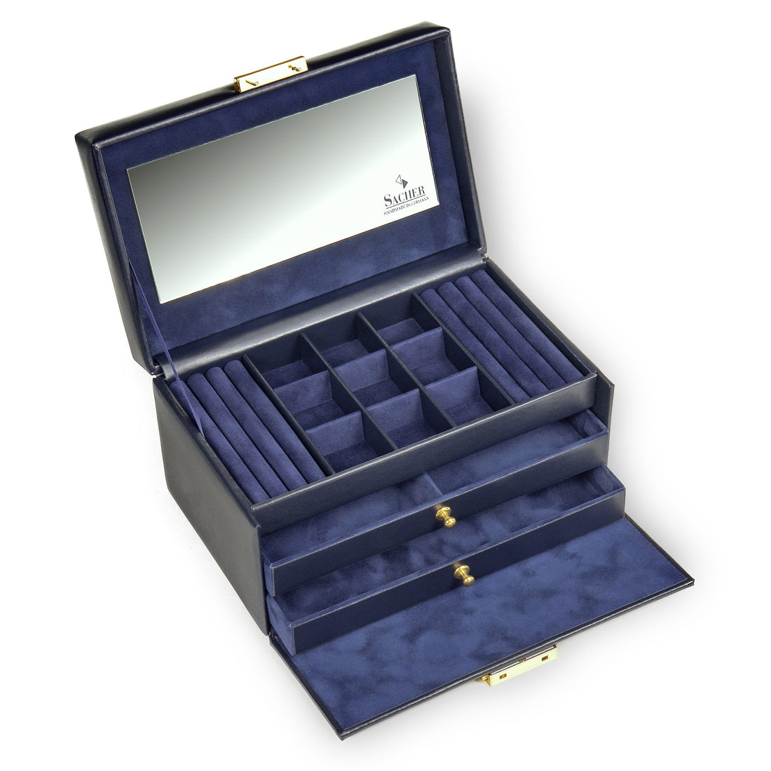 Smyckeskrin Elly acuro / navy (läder)