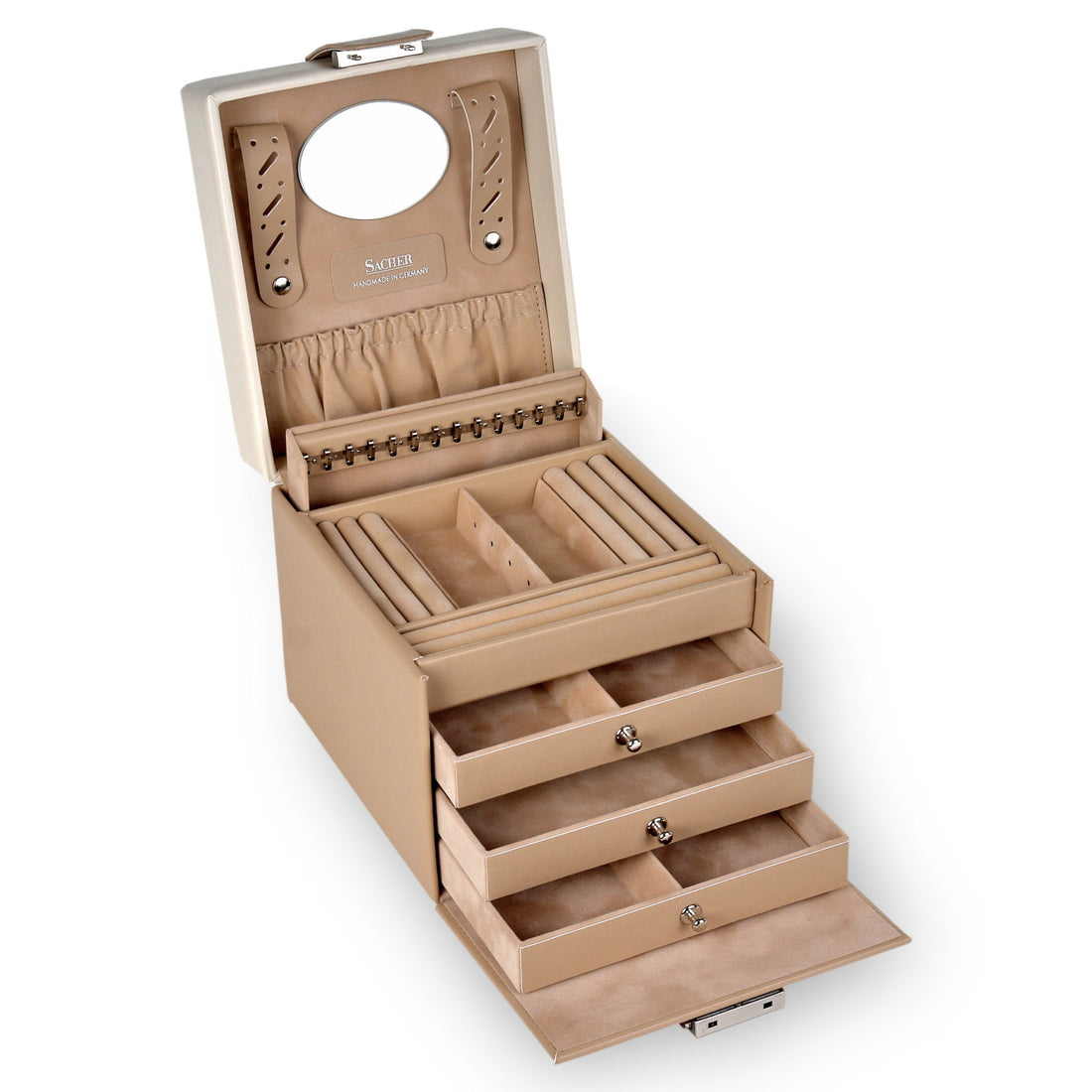 Jewellery box Erika bella fiore / beige