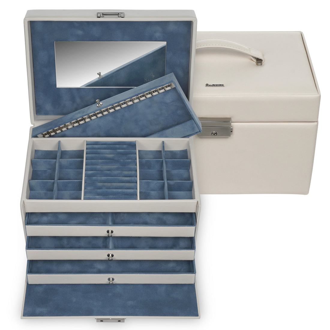 Smyckeskrin Jasmin elegance / elfenben (full koskinn)