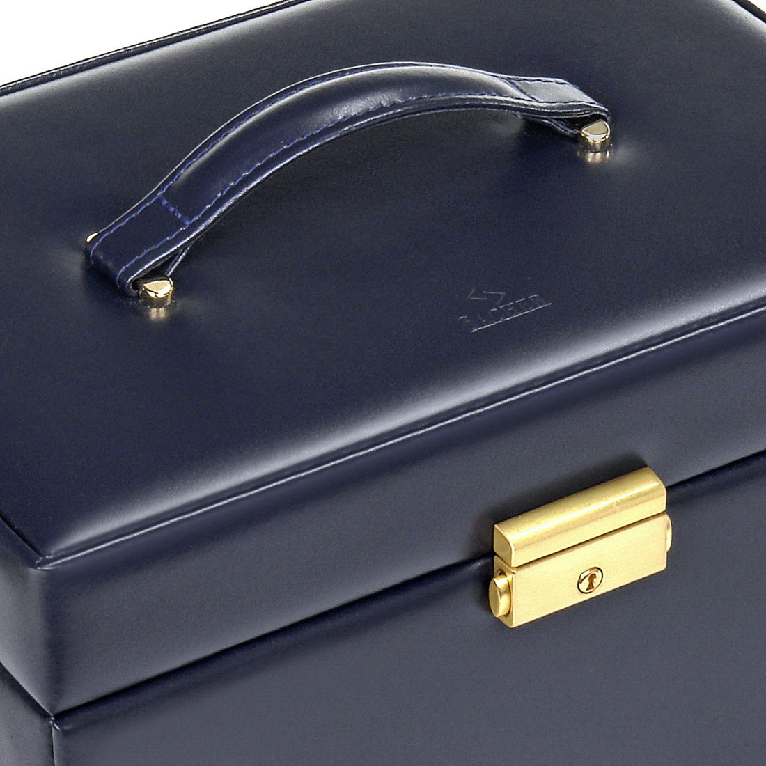 Smyckeskrin Lena acuro / navy (läder)