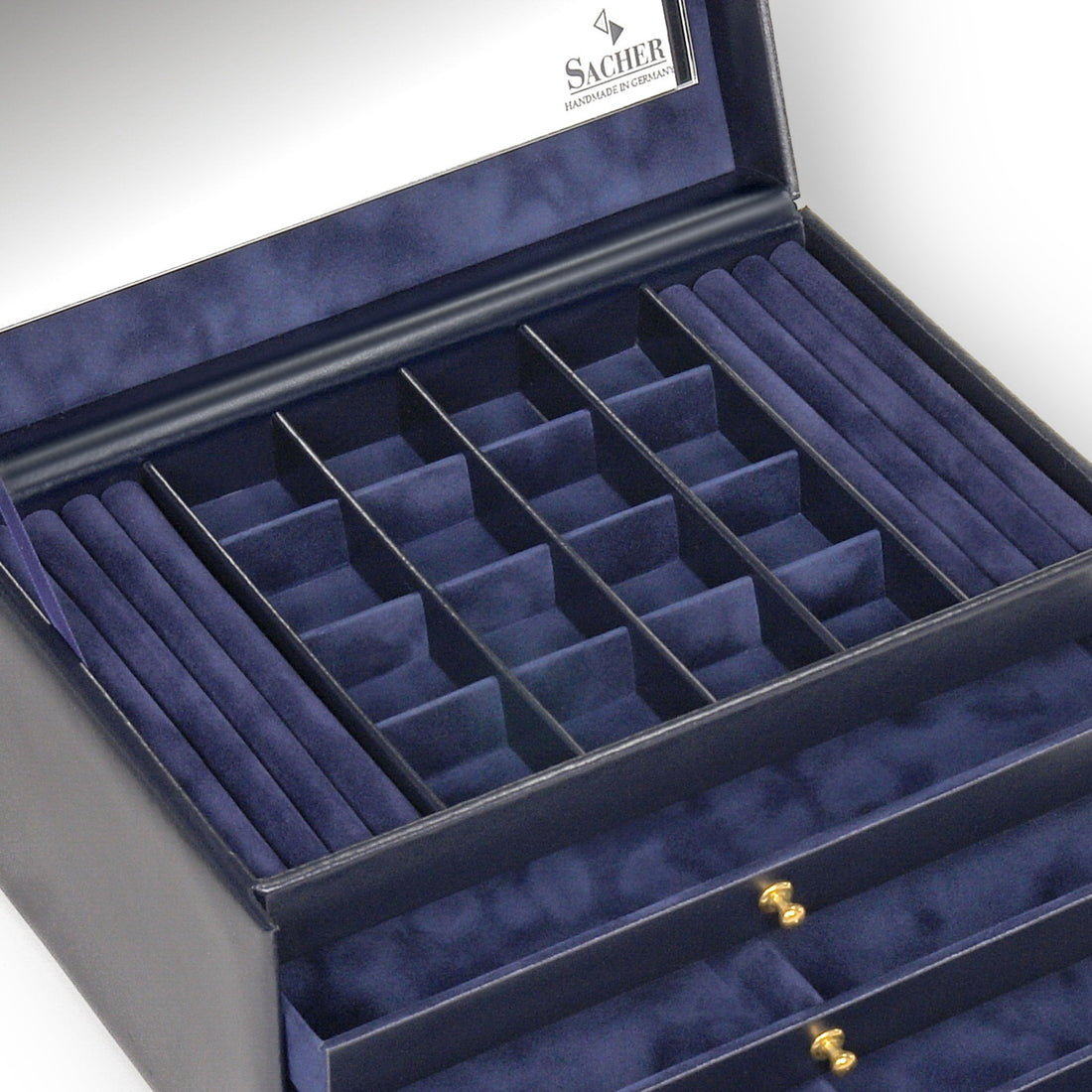 Smyckeskrin Lena acuro / navy (läder)