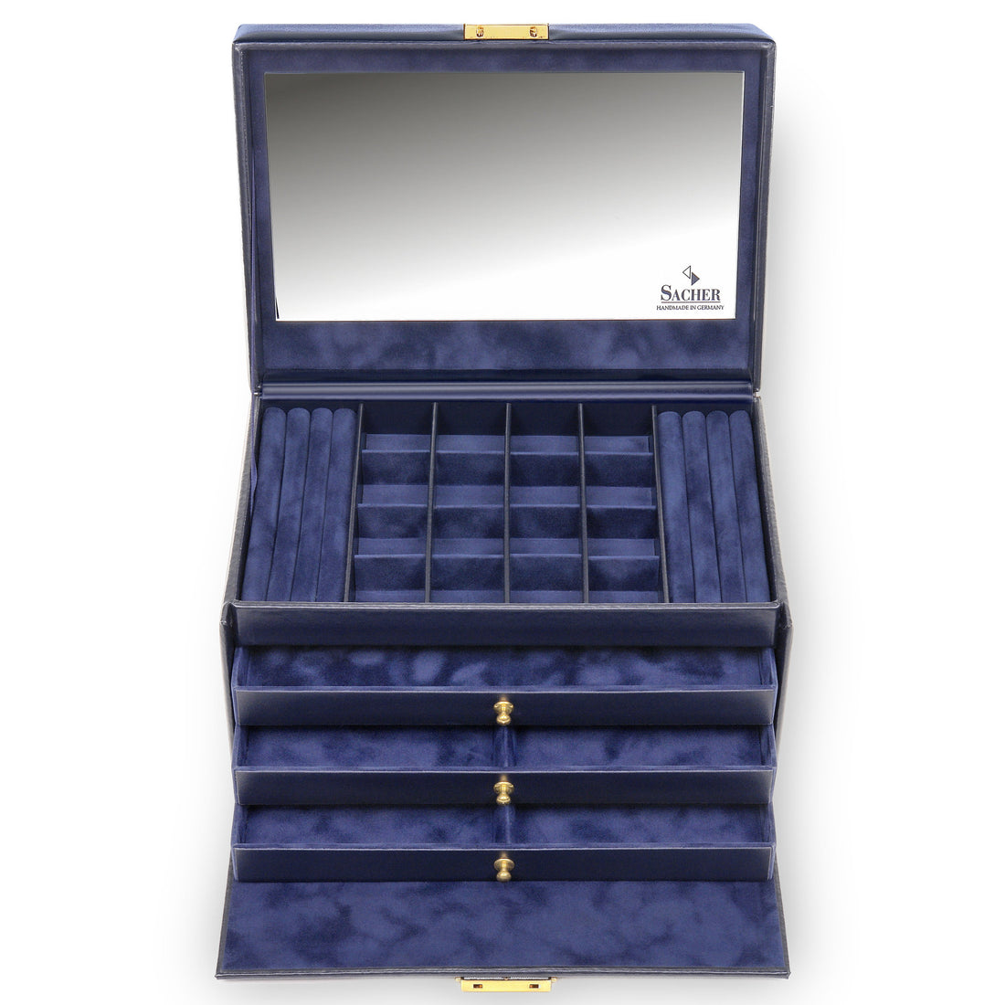 Smyckeskrin Lena acuro / navy (läder)