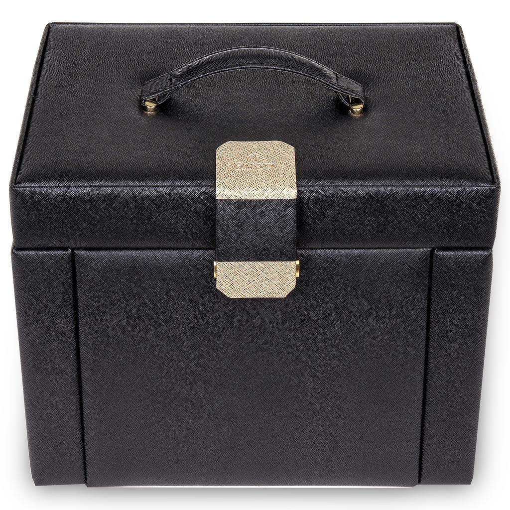 Jewellery box Marta saffiano / black