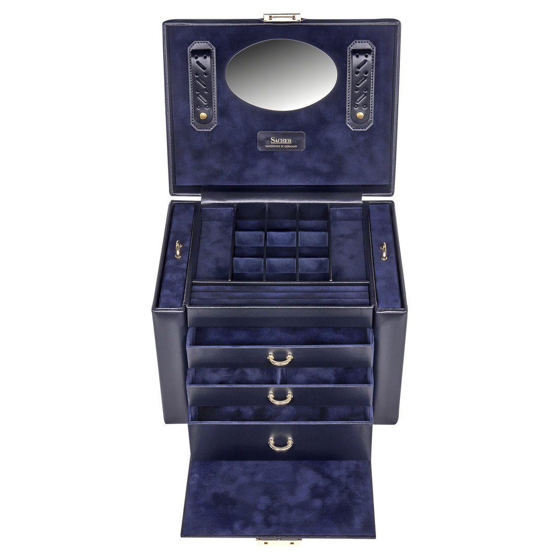 Marta smyckeskrin acuro / navy (läder)