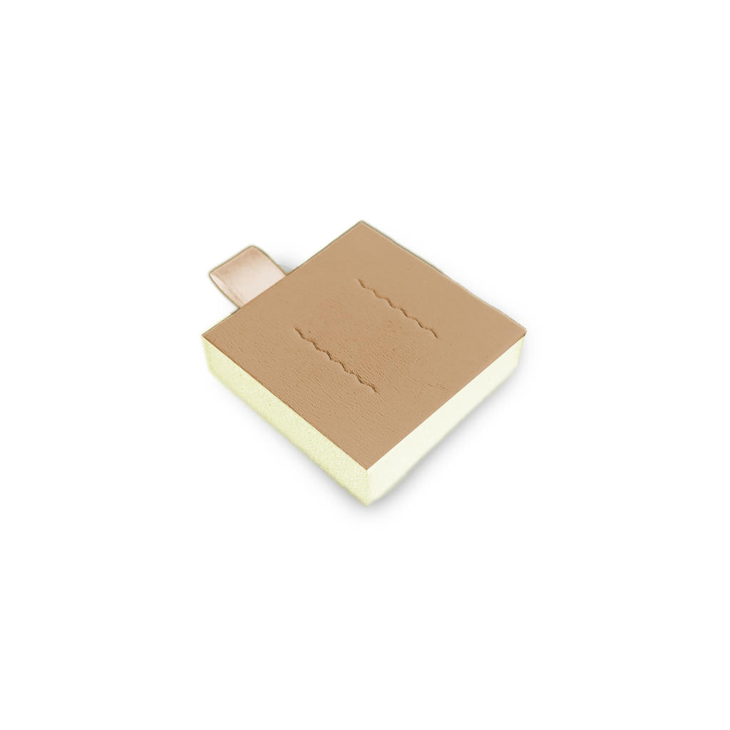 6x kuddar för öronstift vario / beige