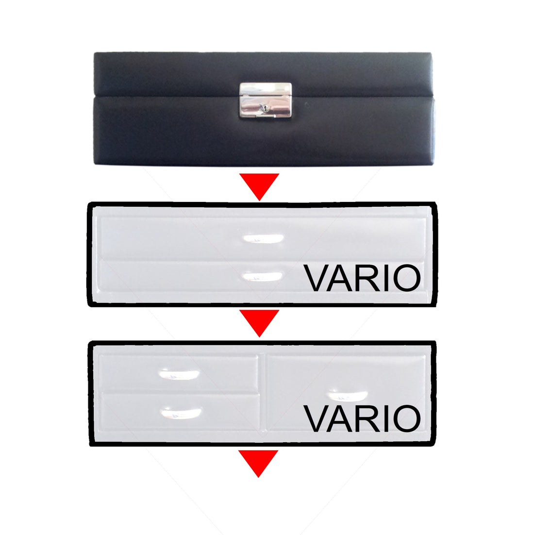 Top module VARIO vario / black (leather)