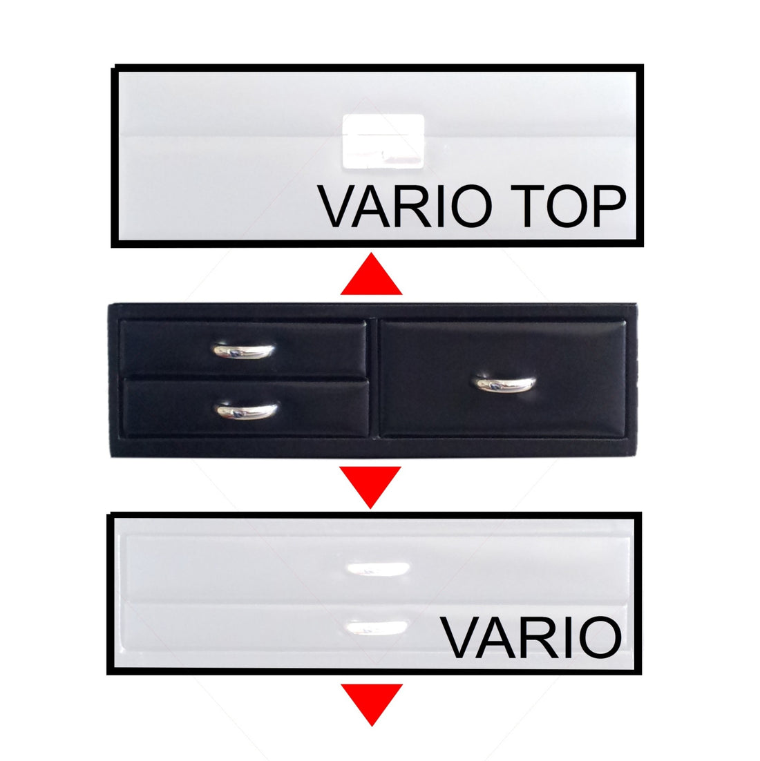 Standard module VARIO watches vario / black (leather)