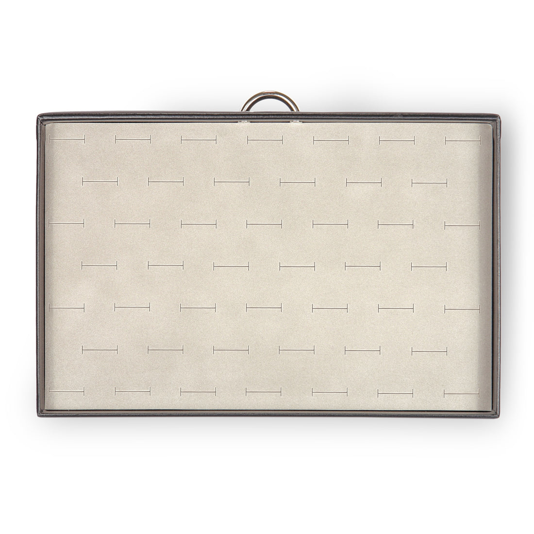 Jewellery case for rings Victoria vario / black (leather)