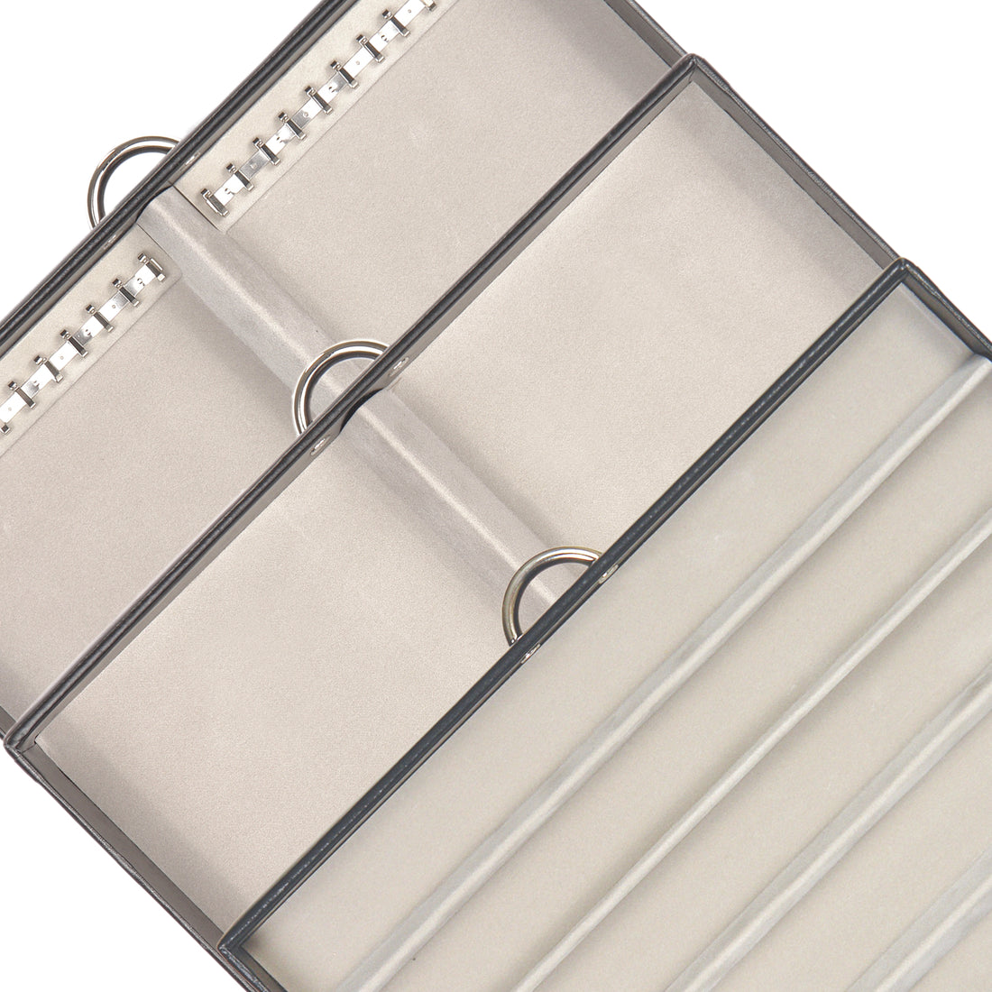 Jewellery case for necklaces Victoria vario / black (leather)