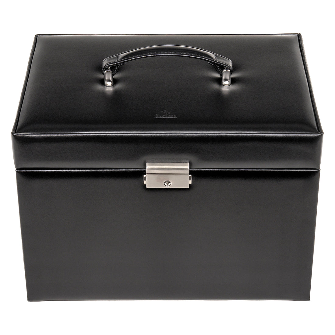 Jewellery case for necklaces Victoria vario / black (leather)