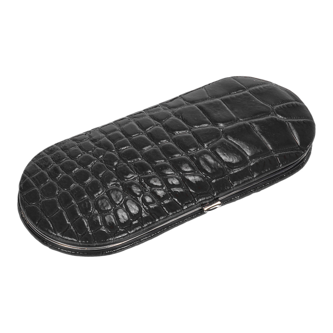5-piece manicure case Manikürenset / black (leather)